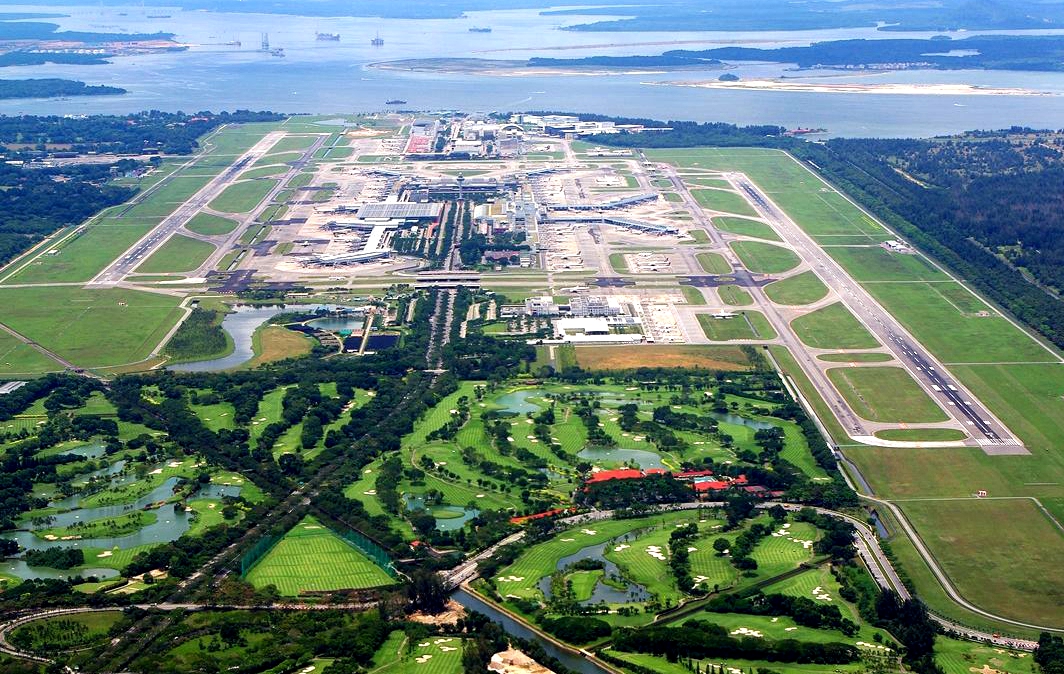 Thailand Airport Aerial View
