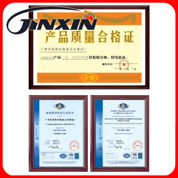 Products Quality Certificate