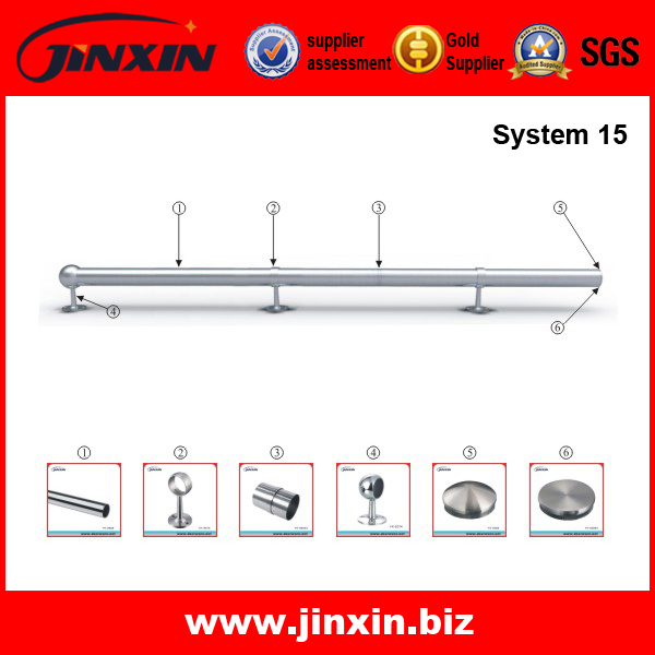 Round Pipe Guardrail System